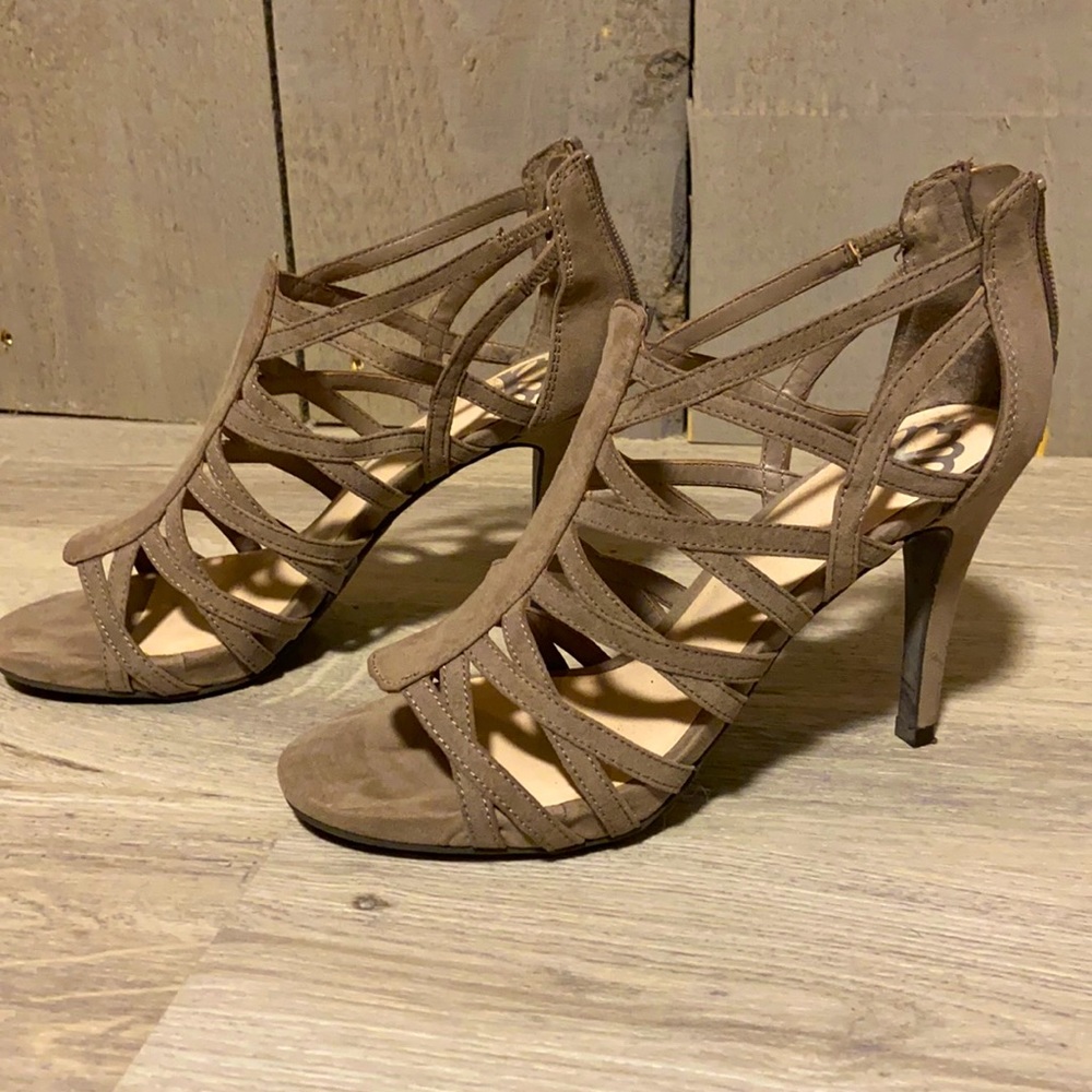 Strap high heels